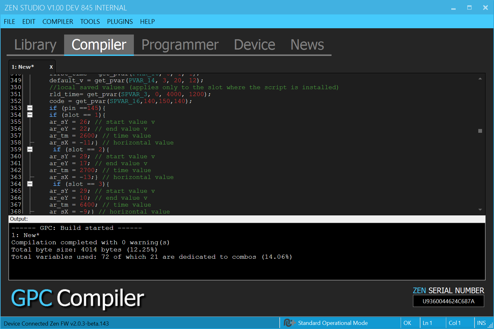 Scriptcompiler